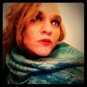 Womans beautiful scarve from India